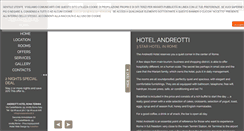 Desktop Screenshot of hotelandreotti.it