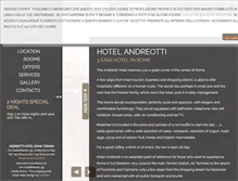 Tablet Screenshot of hotelandreotti.it